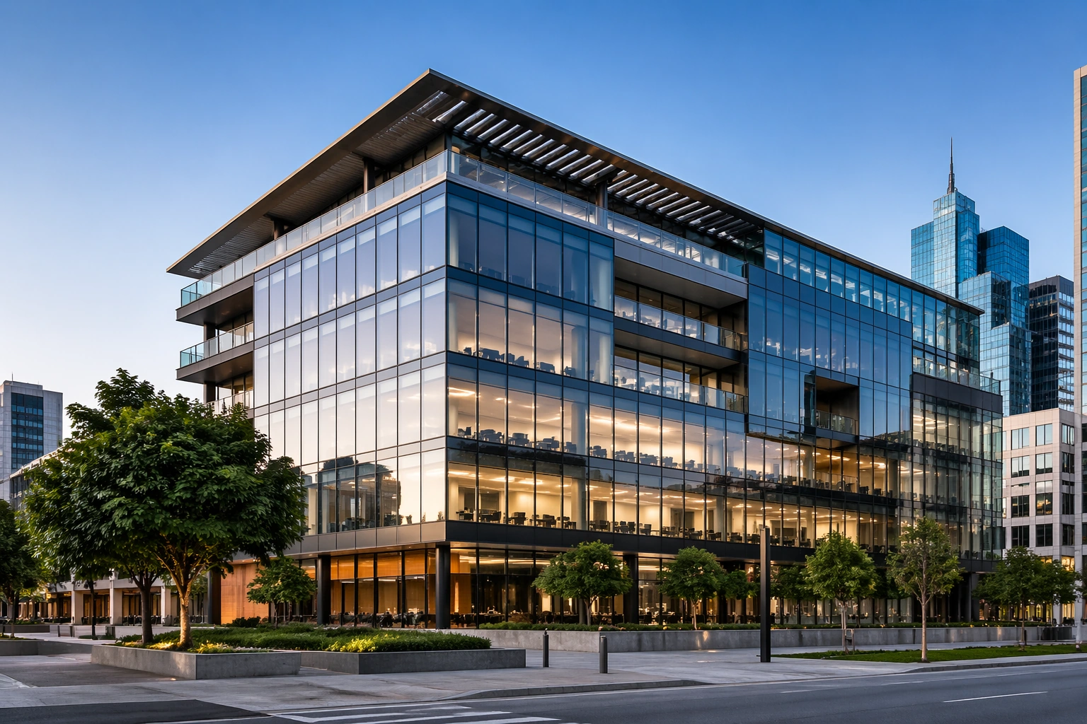 Commercial property in a mixed real estate portfolio